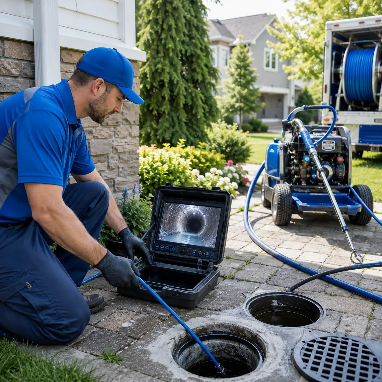 Outdoor drain cleaning professionals serving Georges Mills, NH